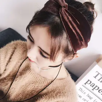 

Turban Hairband Headband Beauty Make-Up Headscarf Women Velvet Cross Knot Head Twist Shower Sport Yoga Headwear Elastic