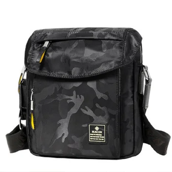 

Casual shoulder bag men's canvas bag 2019 new Korean version of the personality trend diagonal cross bag