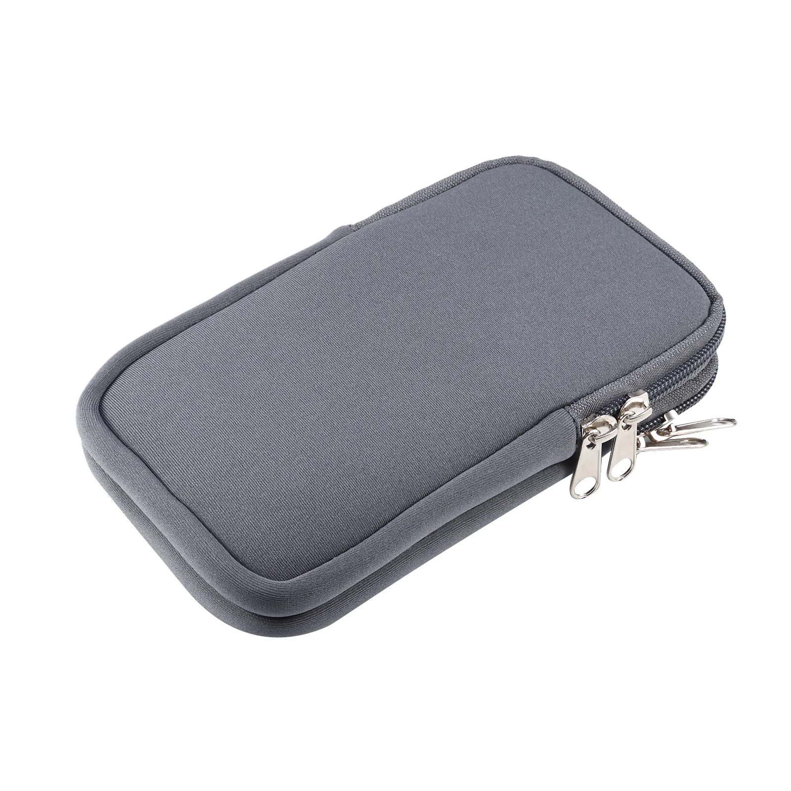 FULAIKATE Doppel-Schicht Große Raum Elastizität Nylon Taille Tasche 5,5-6.9 "Männer der Telefon Beutel Stoßfest Lanyard hülse Getragen auf Gürtel – Detail 6