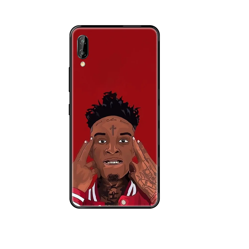Rapper kodak black Phone case For Huawei Honor Mate 5 6 7 8 9 10 20 A C X Lite black trend shell luxury cover tpu waterproof