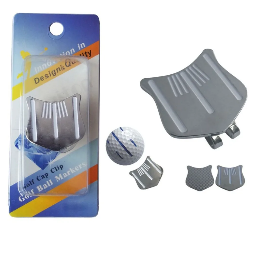 Golf Ball Marker Golf Hat Clip Alloy Magnetic Durable Outdoor Gift Storage Sign Golf Cap Clip