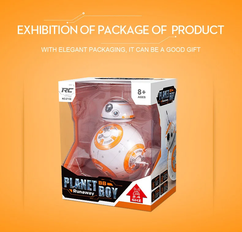 Звездные войны Bb-8 интеллектуальный пульт дистанционного управления робот интеллектуальная магнитная сила Bb8 модель детская игрушка