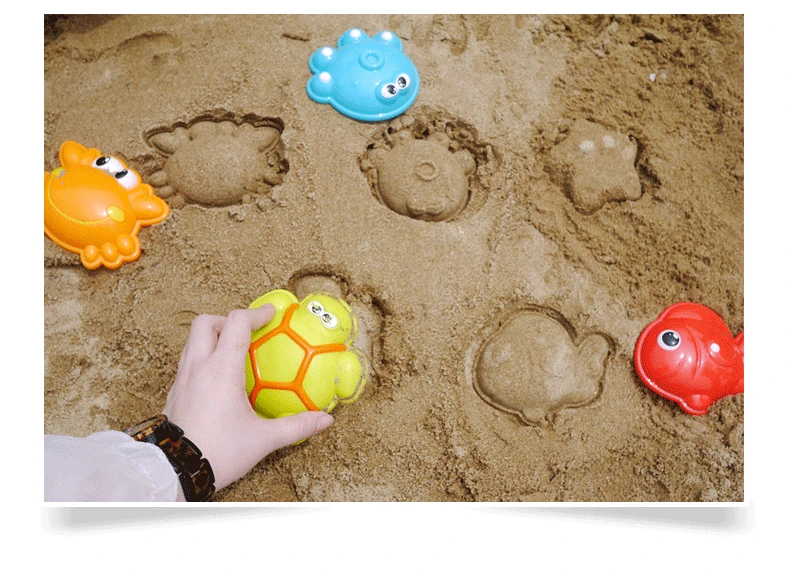 Unbreakable Children Beach Toy Suit Baby Play with Water Bath Toy Rake