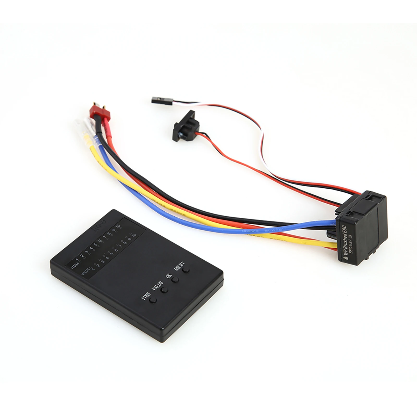 

80A ESC Electronic Speed Controller Waterproof ESC With Programing Box LED BEC For RC 1/10th Cars Buggies Trucks Rock Crawlers