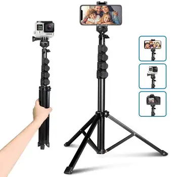 

New Wireless Bluetooth Selfie Stick Foldable Mini Tripod Expandable Monopod With Remote Control For IOS Android GoPro Devices