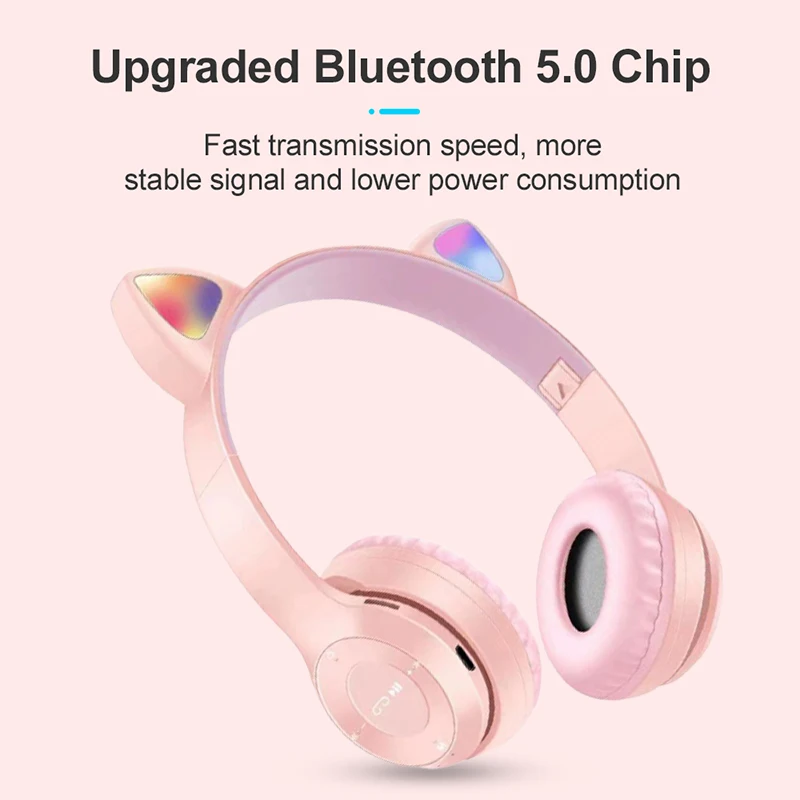 Jual Sirius Cat Ear Bluetooth Headphone 