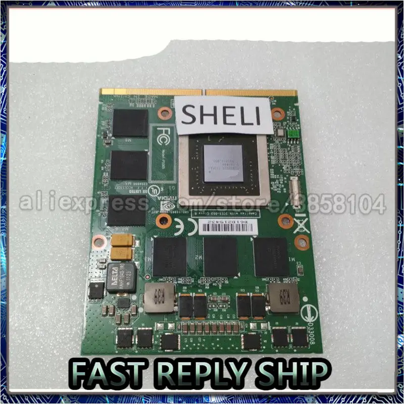 Видеокарта SHELI для ноутбука M17X R2 YT99J CN-0YT99J GTX560M GTX 560M 1 5G DDR5 MXM 3 0 VGA | Компьютеры и офис