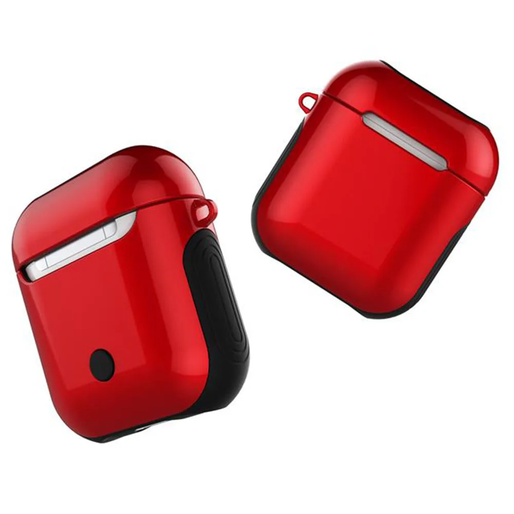 

For Airpods Case Hard Earphone Cover Glossy Carry Case For Apple Airpods Charging Box Waterproof Shell Headset Protection Pouch