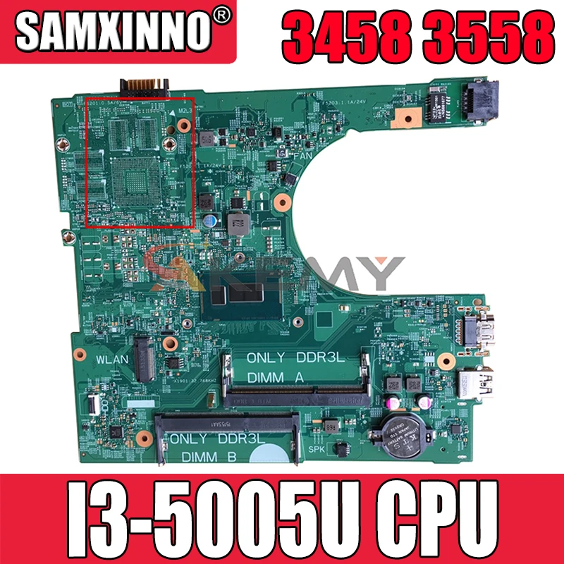 Akemy I3-5005U для Dell Inspiron 3458 3558 материнская плата 14216-1 1XVKN CN-0MY4NH MY4NH 100% тестирование |