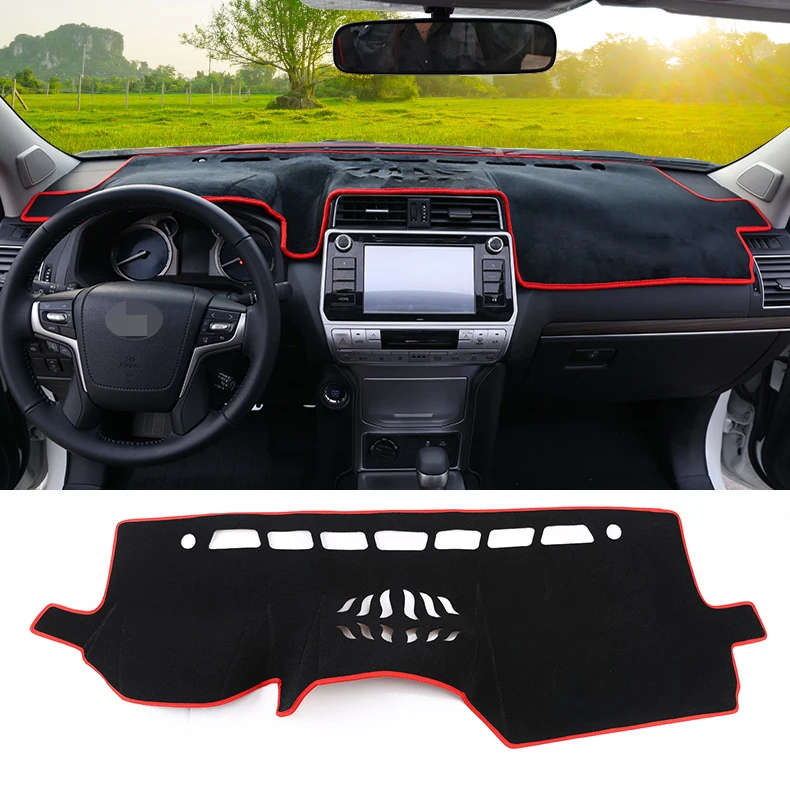 For Toyota Prado Fj150 2018 2020 Polyester Inner Dashboard Dash Mat