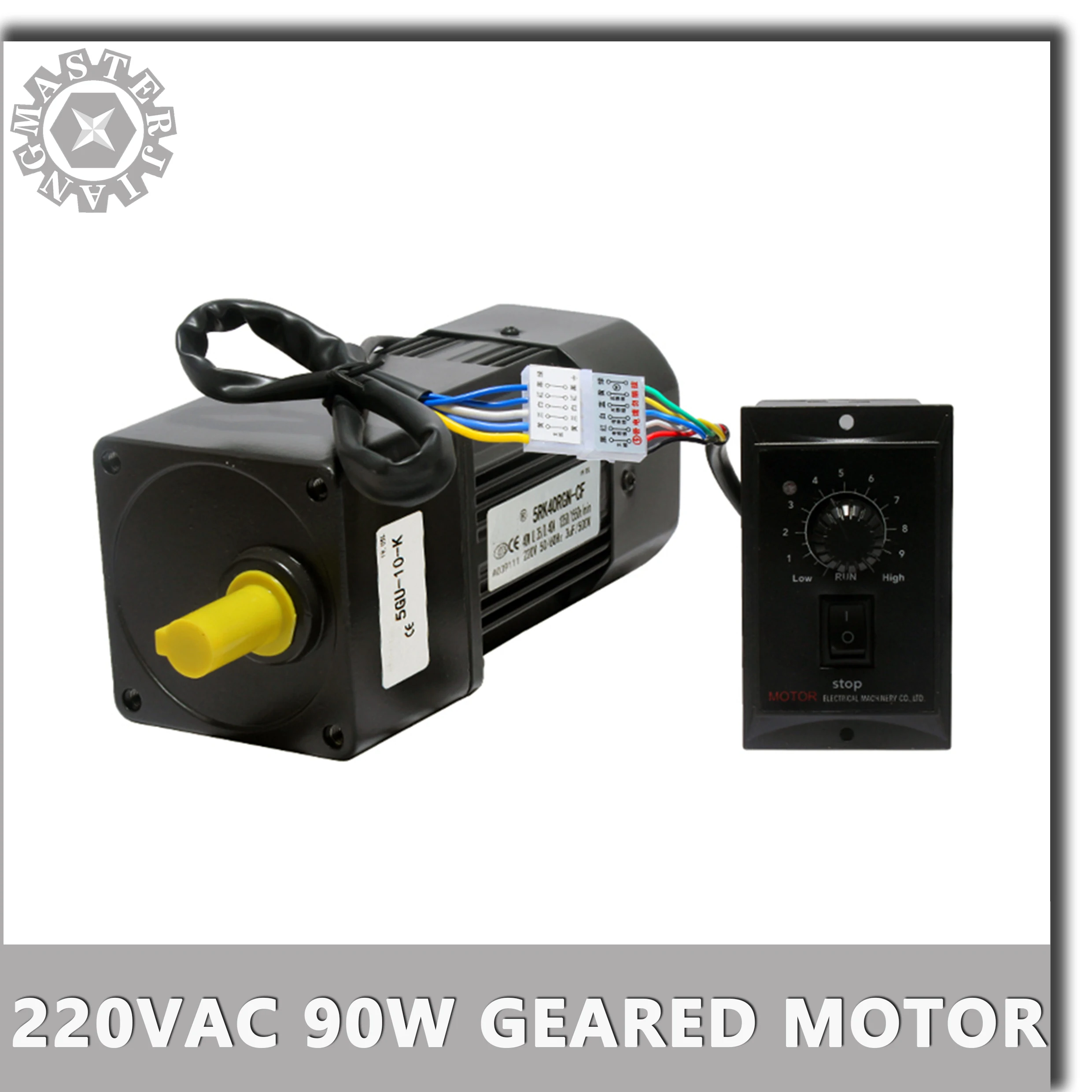 5RK90GU CF 450 2 7 об/мин 220 В 90 Вт Реверсивный переменный ток Шестеренчатый двигатель