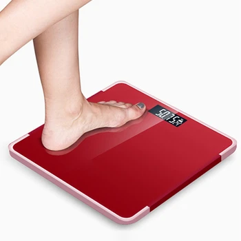 

Red Lcd Display Body Index Electronic Smart Weighing Scales 180Kg Bathroom Body Axunge BScale Digital Human Weight Scales Floor