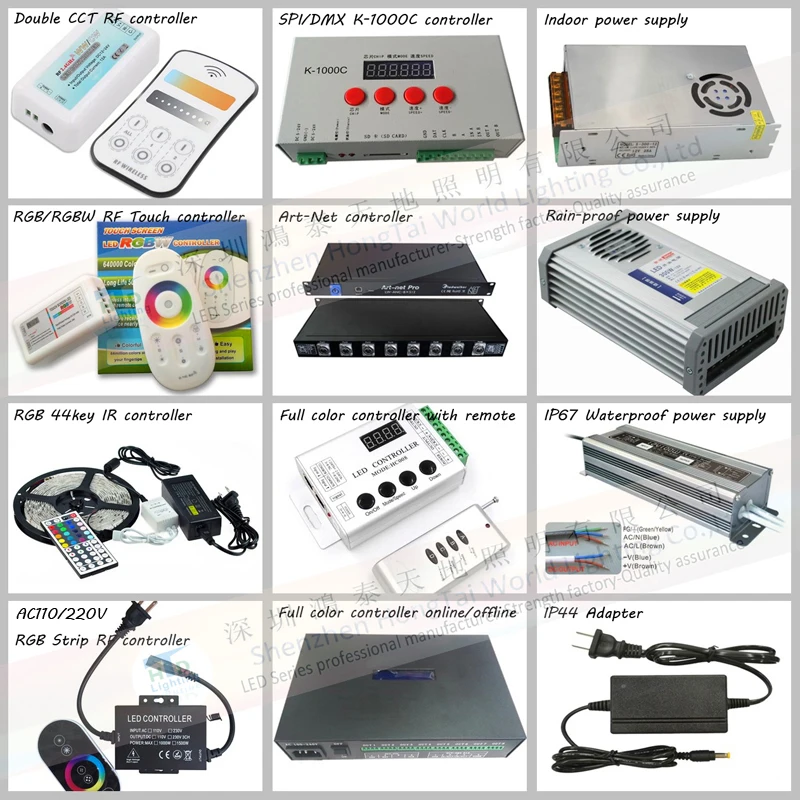 full color controller with remote CE LED pixel wireless controller