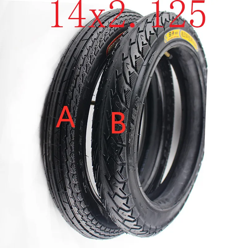 High Performance Multi-style Various Patterns 14x2.125 54-254 Tire Inner Tyre and Outer Tyre Fits Many Gas Electric Scooter
