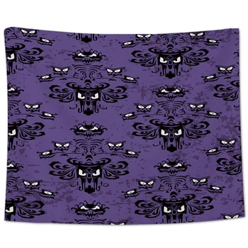 

Halloween Style Ghost Face Pattern Wall Tapestry Beach Towel Home Decoration