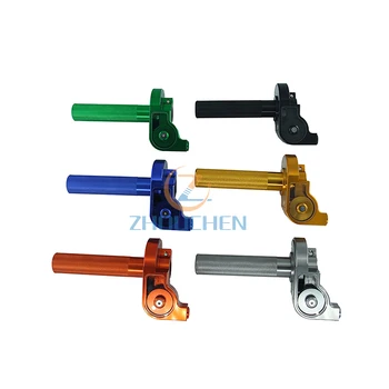 

6 Color 22mm CNC Alloy High-Speed Transform Twist Throttle Grip Cable Fit For Gear Shift Shaft Pit Dirt Bike Motocross