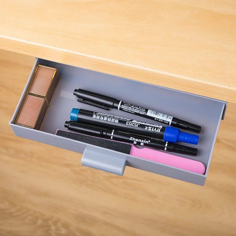 Ящик для хранения самоклеящийся под столом ящик-органайзер стол пастой