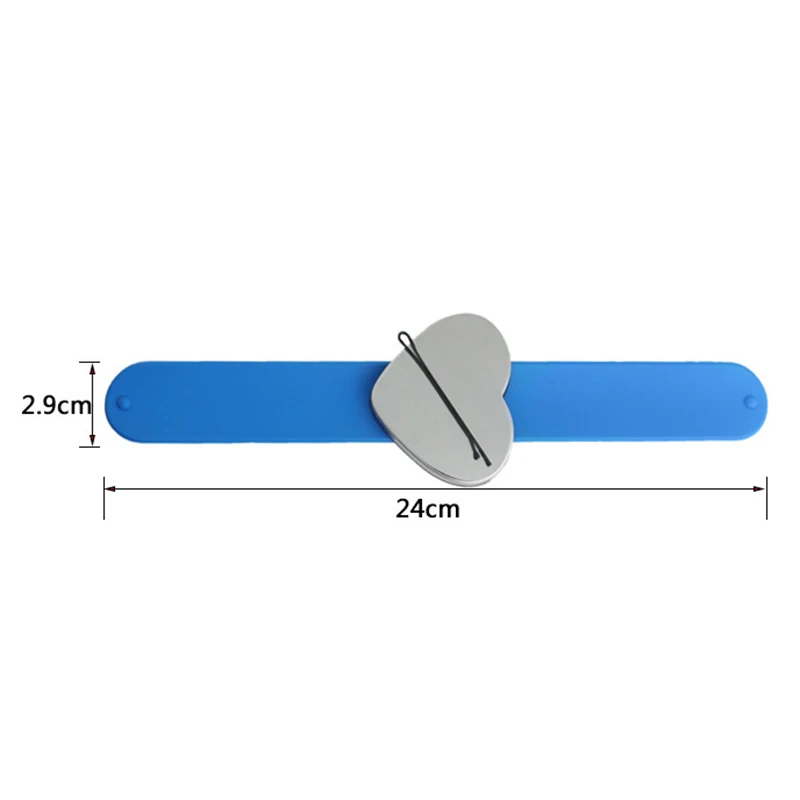 Магнитные волосы зажимы Регулируемый силиконовый браслет заколки для волос браслет-держатель с ремешком для Аксессуары для парикмахерских 29