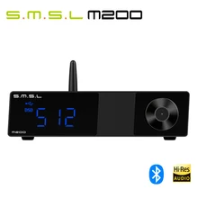 Smsl decodificador m200 › dac, bluetooth 5.0, suporte 32bit/768khz dsd512 com controle remoto
