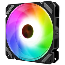 COOLMOON 12cm ventola di raffreddamento per Desktop piccola ventola a 6 Pin RGB silenziosa per PC ventola di raffreddamento CPU ventole di raffreddamento per radiatore del telaio del Computer