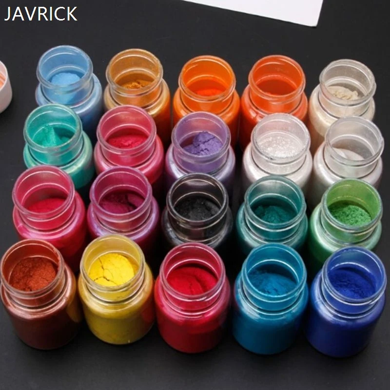 

30 Pcs DIY Handmade Pearlescent Powder Drop Glue Silicone Epoxy Mold Accessories Crystal Mud Slime Glitter Powders Crafts Making