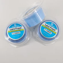 3 ярда см ширина синий парик фронта шнурка Поддержка Двухсторонняя клейкая лента для кружевного парика/PU наращивание волос/парик