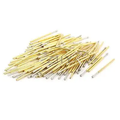 

100Pcs P100-H2 1.5mm 4-Point Crown Tip Spring PCB Testing Contact Probes Pin