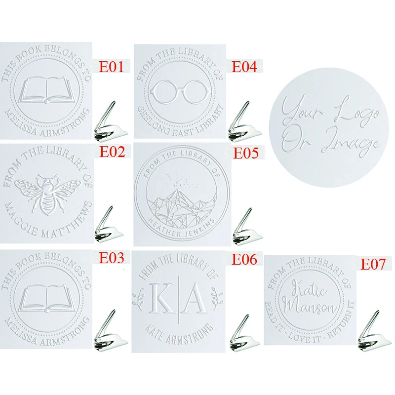 Custom Book Embosser Library Book Embosse, Ex Libris Custom Embosser