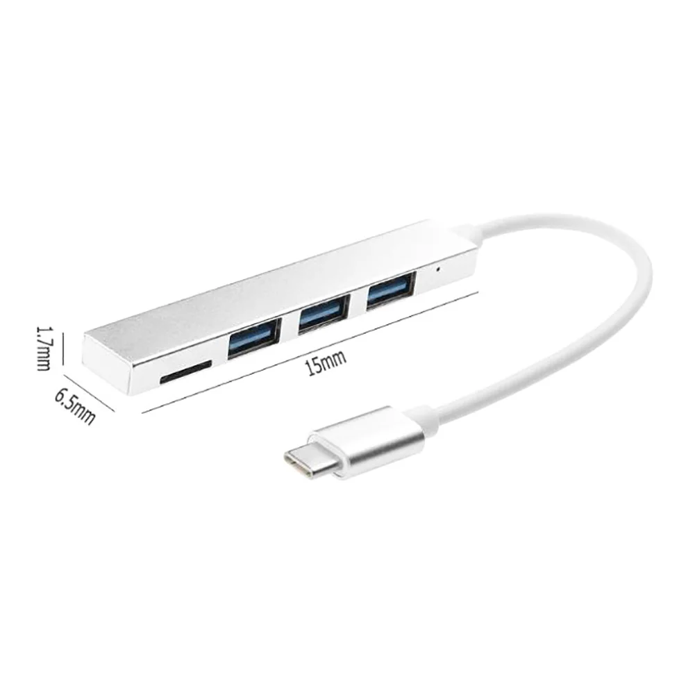 USB концентратор 5 в 1 USB 3,1 тип-c к USB 3,0 картридер слот концентратор адаптер для Pro USB 3,0 HDMI конвертер док-станция концентратор