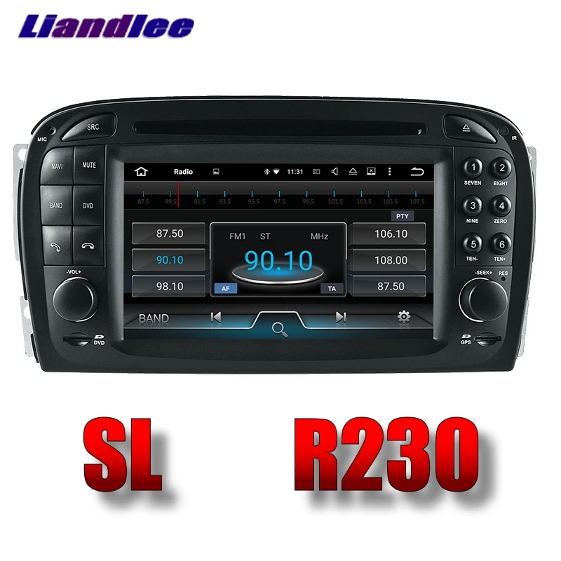 Liandlee автомобильный мультимедийный плеер NAVI для Mercedes Benz SL Class R230 2001 ~ 2004 сенсорный
