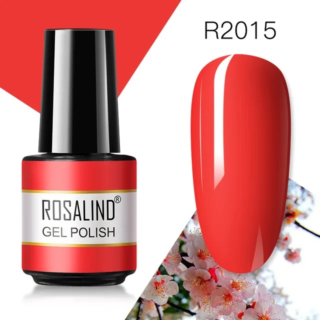 ROSALIND Gel Nail Polish 7ML Matte Base Top Coat For Soak Off Gel Polish UV LED Gel Semi Permanent Varnishes Design Nail Art RAR2015