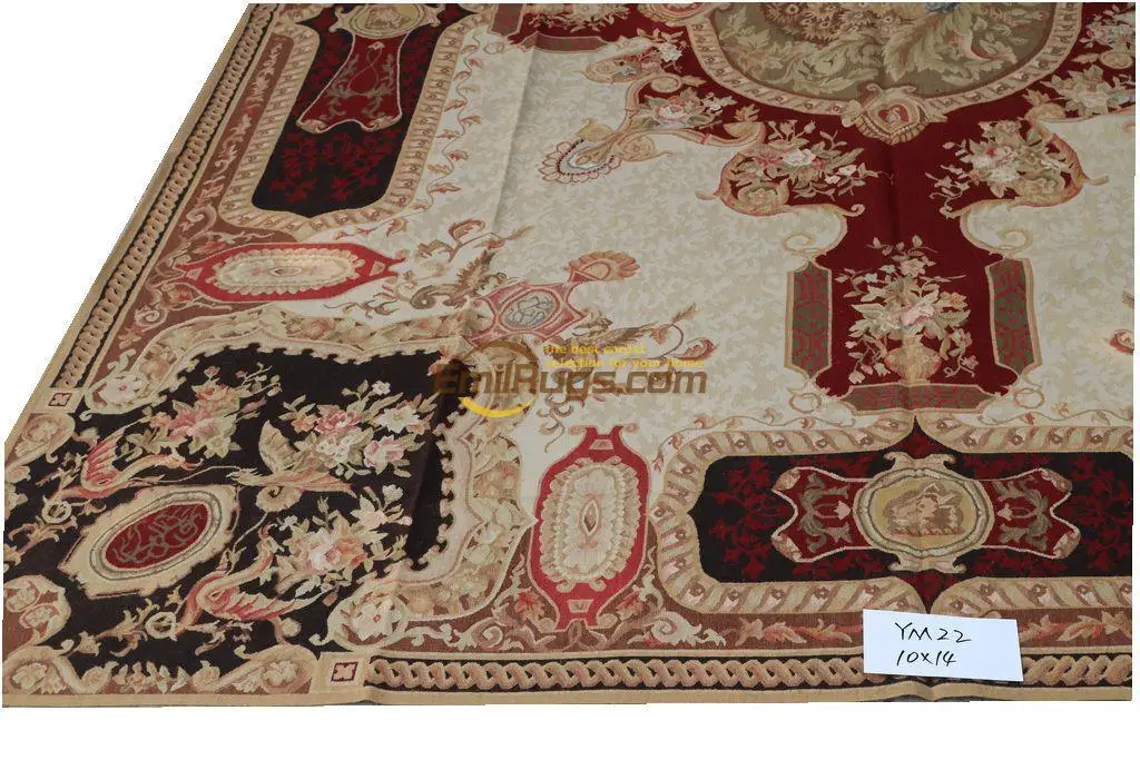 Шерсть французский Обюссон ковер гостиная RU 305 см X 427 см(10X14) YM22gc156aubyg6