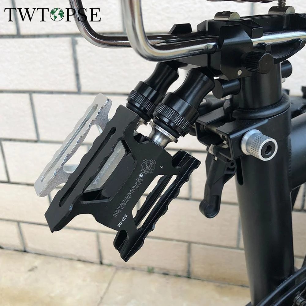 Twtopse Quick Release Bike Pedal Holder Adapter For Brompton Folding