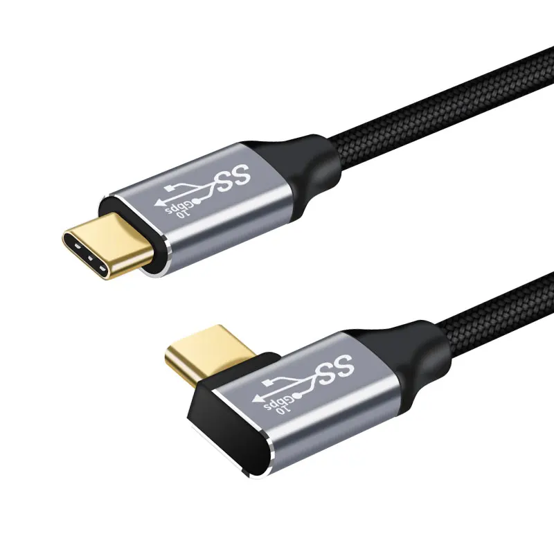 USB 3.1 Gen2 Type C Cable Thunderbolt 3 10Gbps USB-C Data Sync Cable For Macbook Pro 5A 100W USB-C Fast Charging Charge Cable phone to tv cable Cables