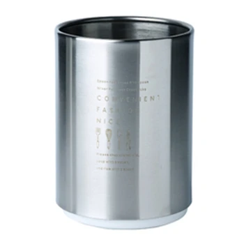 

Fashion-Stainless Steel Chopsticks Storage Tube Spoon Fork Storage Box Cutlery Drain Holder Household Kitchen Utensils Organizer