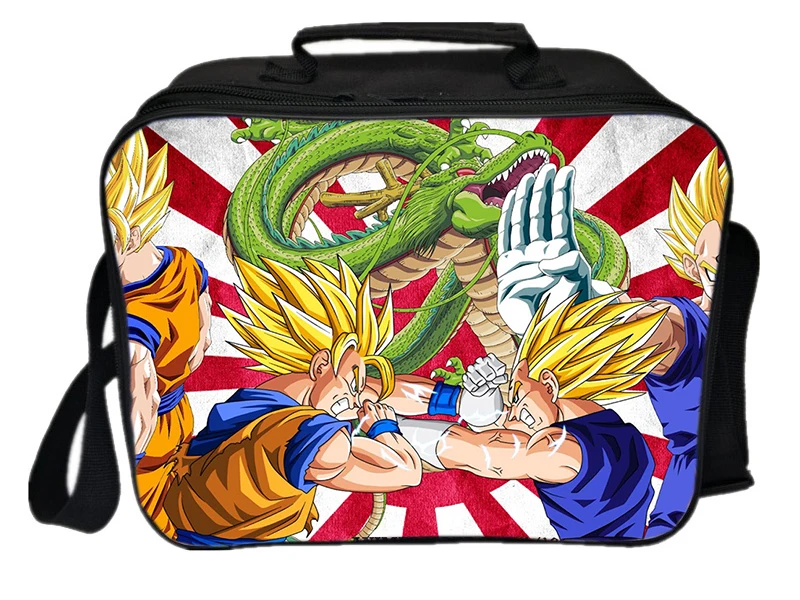 18 Dragon Ball Goku Lunch Bag Insulation Thermal Lunch Bag Fresh Keeping Ice Cooler Bag Vegeta Picnic Camping Shoulder Bag - Цвет: 18