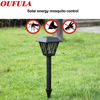 

OUFULA Solar Mosquito Killer Light Outdoor Waterproof Garden Vegetable Insert Floor Lawn Light