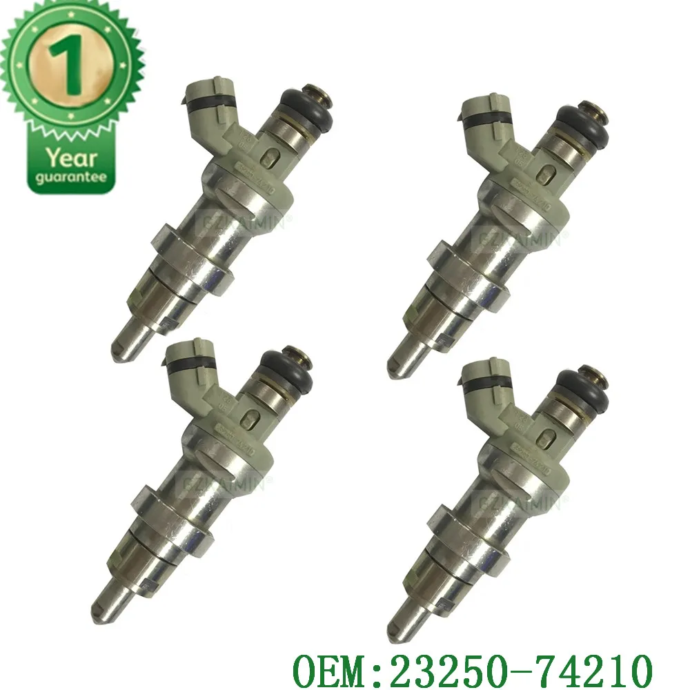 

Набор 4 оригинальных топливных форсунок стандартного качества, топливный инжектор OEM 23250-74210 2325074210 для Toyota Camry л