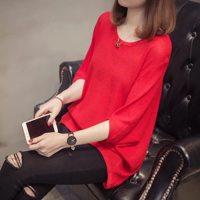 OHCLOTHING свитер женский пуловер 1641-круглый воротник рукава летучая мышь пальто свитер 50 T область 20