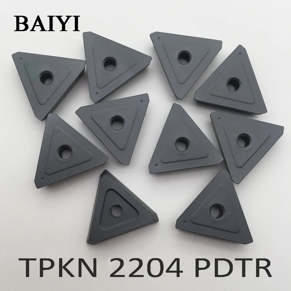 10 шт. TPKN 2204 PDTR LT30 CNC резак лезвие токарные инструменты карбид Вставки TPKN2204 фрезерные инструменты лезвие