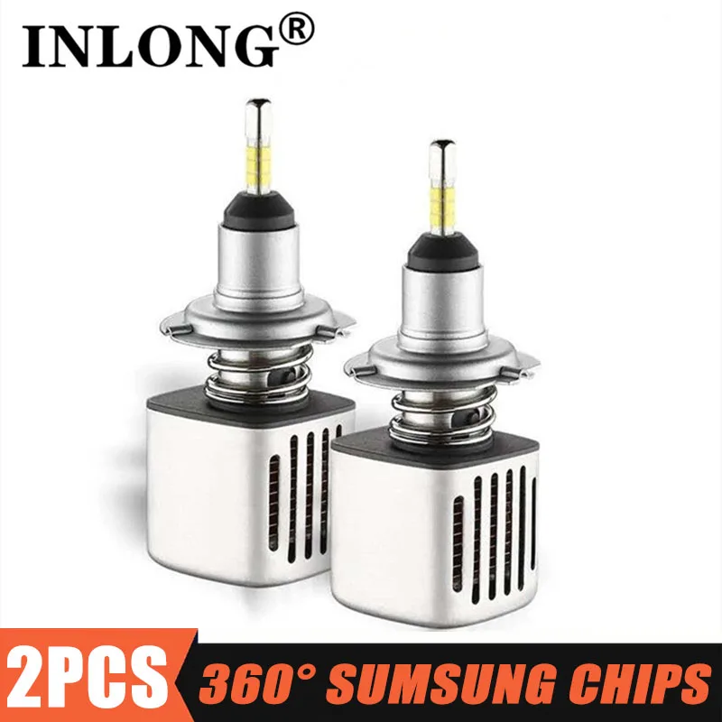 INLONG H7 светодиодные фары лампы H4 H9 H11 D2S D1S 9006 HB4 D3S H1 D4S 9005 hb3 SAMSUNG 60W 16000LM