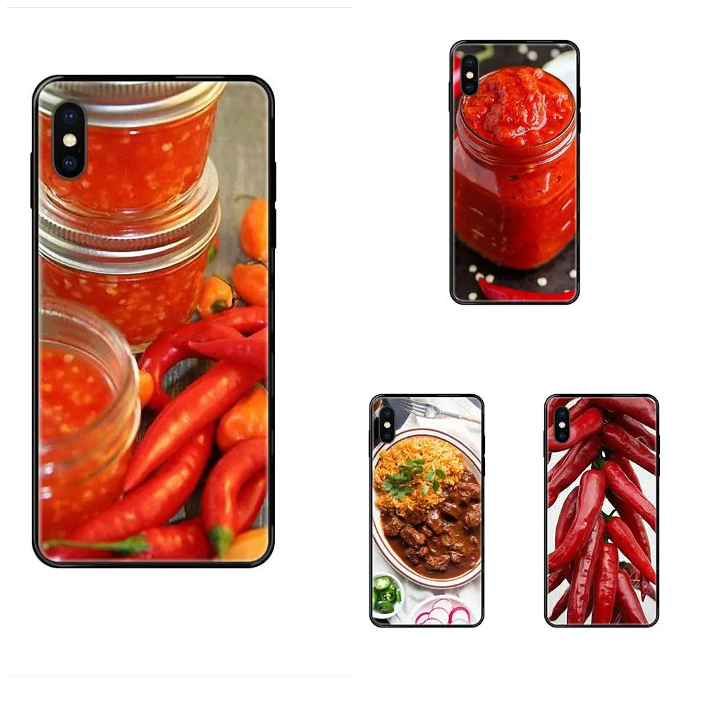 Новинка мягкий телефон с рисунком Red Chili Peppers 5 5A 6 7 8 8T 9 9S Pro Max | Мобильные телефоны и