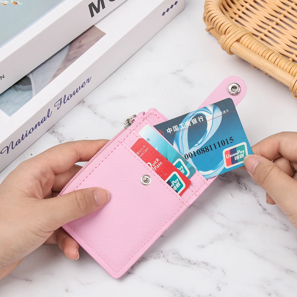 Портативный кожаный Бизнес ID держатель для карт кредитный значок держатель автобусные карты Обложка Портмоне кошелек с брелоком