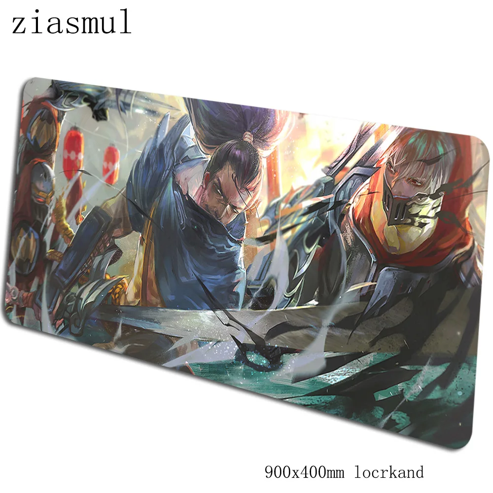 Yasuo коврик для мыши, восхитительный компьютерный геймер Коврик для мыши 900x400x3 мм, подмышка, рождественские подарки, коврик для мыши, эргономичный гаджет, коврики для Кабинета - Цвет: pattern 4