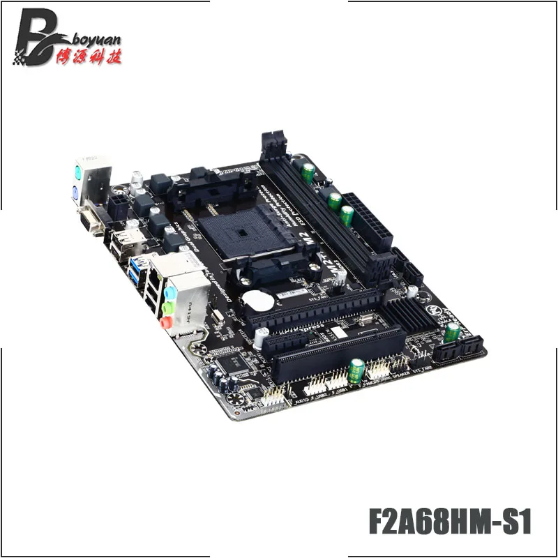 Gigabyte GA F2A68HM S1 M-ATX AMD A68/DDR3/64G/Double Channels/USB3.0/STAT3.0/SSD/New/Can support X4 880K A10 7890K Socket FM2