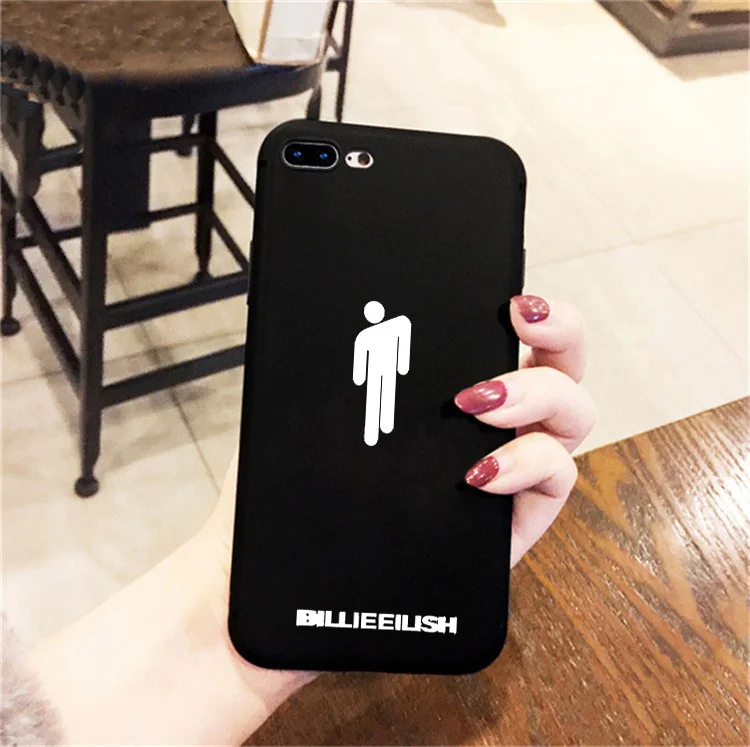 Чехол с логотипом Billie Eilish для samsung Galaxy Note 10 S10E S10 S9 S8 S7 S6 Plus Lite edge силиконовый чехол для телефона мягкий чехол - Цвет: Billie1Black