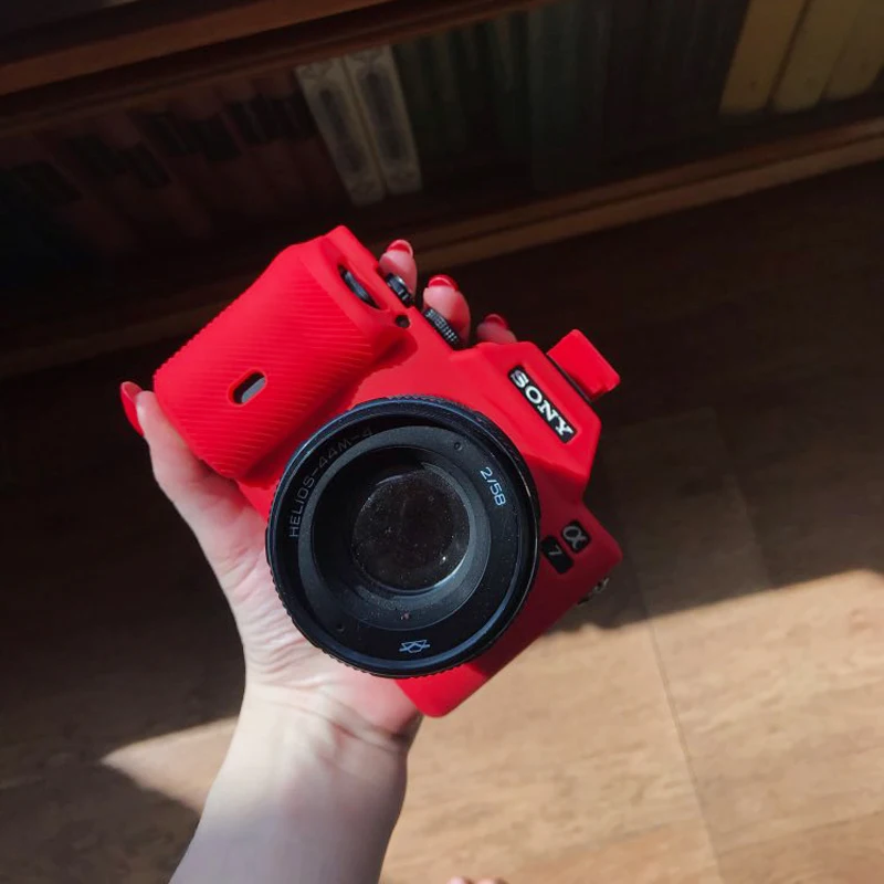 Хороший мягкий чехол для видеокамеры, силиконовый чехол для sony A7 A7R A7S A7 R A7 Mark 1, резиновый чехол для камеры, защитный чехол для тела
