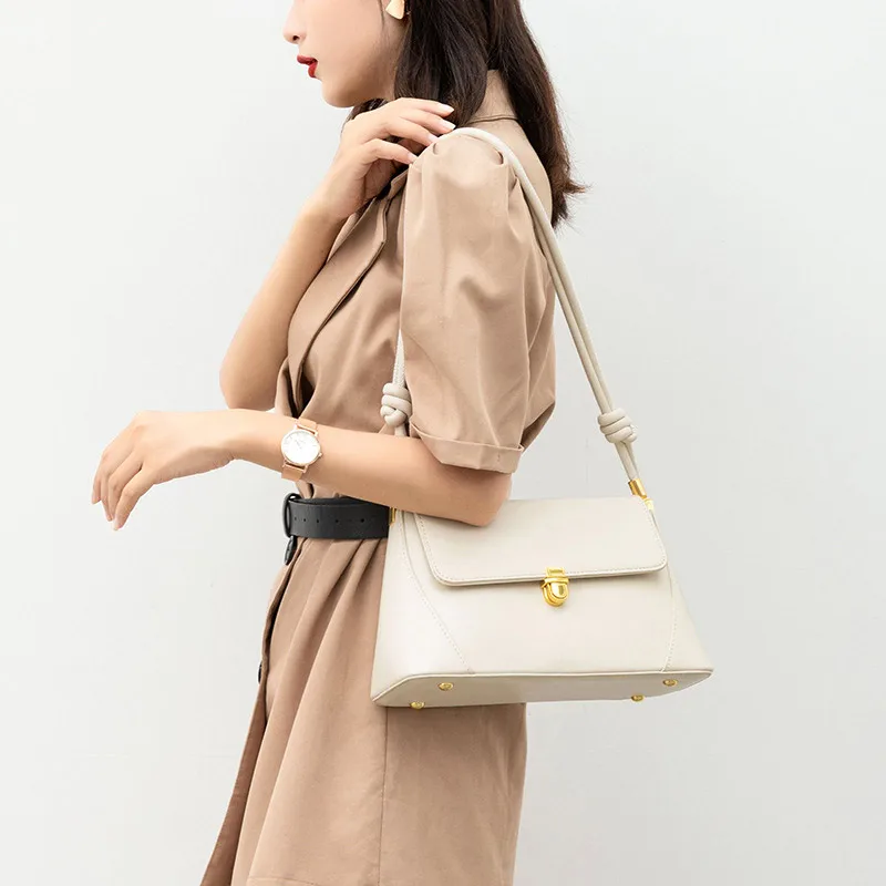 

Fashion Baguette bag Small PU Leather Shoulder Bags For Women 2020 Design Luxury Hand Bag Purse Female Travel Messenger Handbags