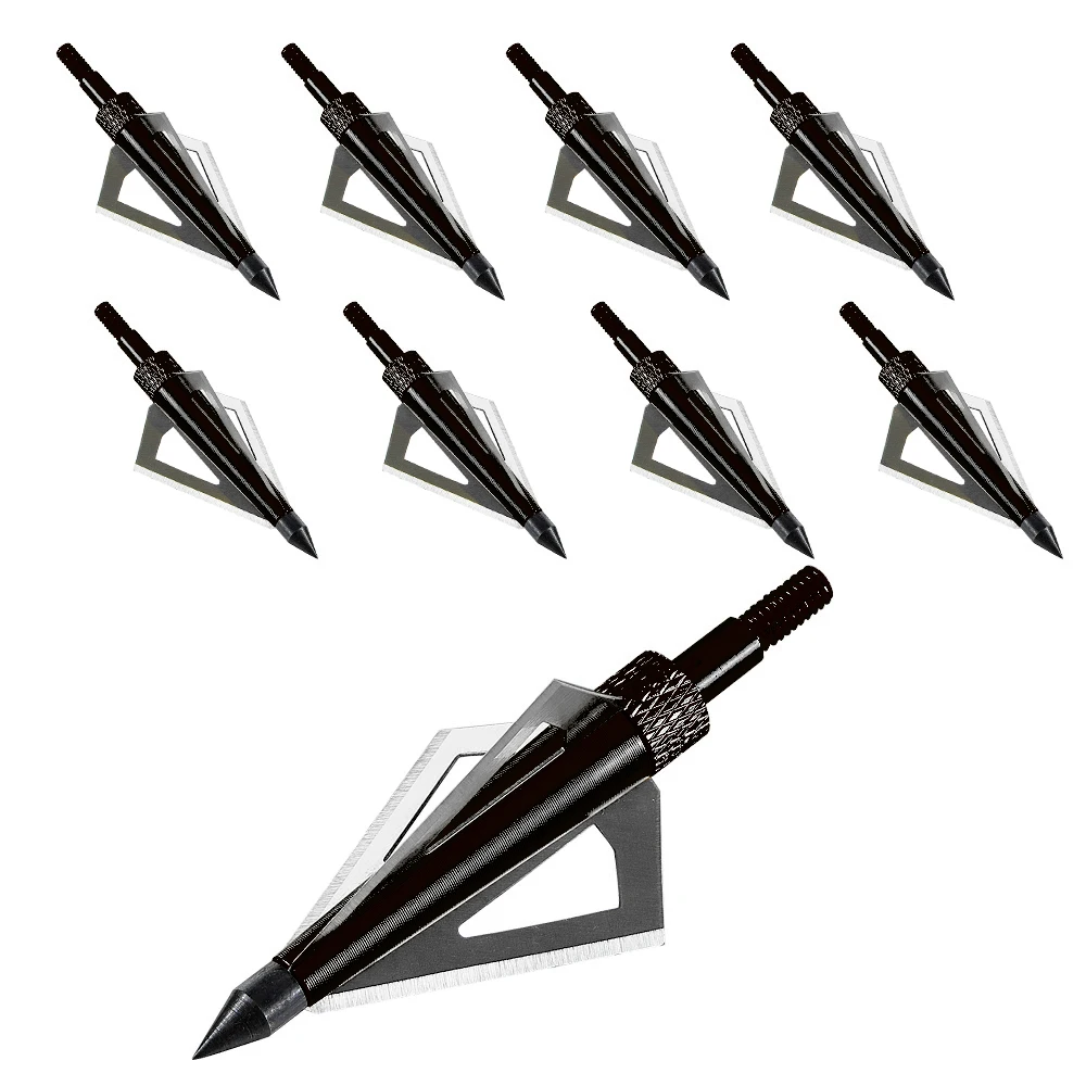 Free shipping 12pcs archery broadheads 100grains arrow hunting tips