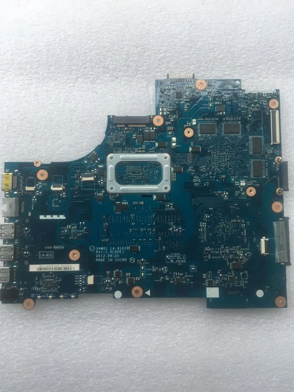 Материнская плата для ноутбука dell inspiron 3521 5521 V2521 LA-9101P CN-00P55V 00P55V 0P55V с процессором I7-3537U и графическим процессором HD8730M 2 Гб